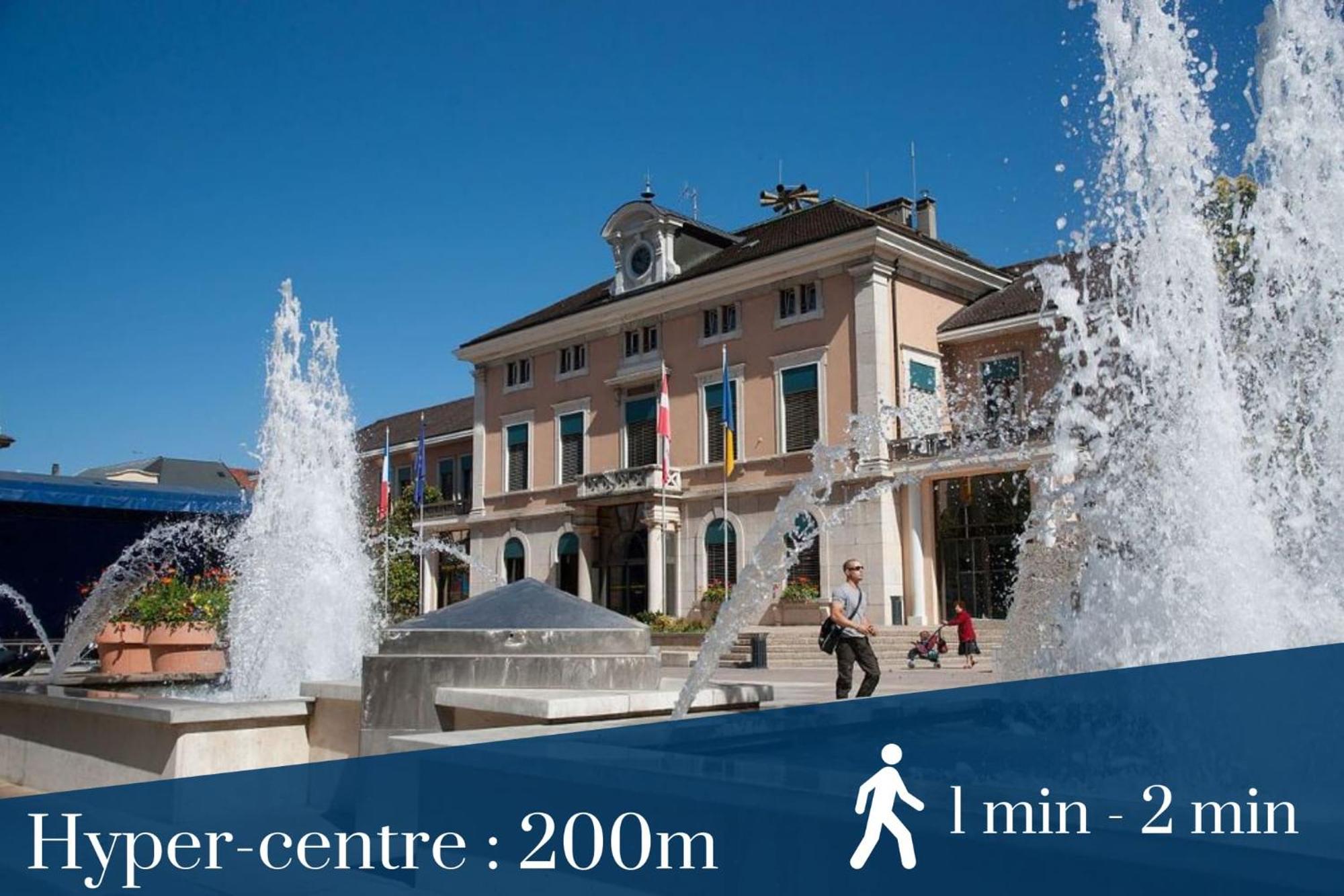 Homey Forest - Hypercentre - Proche Gare Et Tram - Wifi & Netflix Annemasse Dış mekan fotoğraf