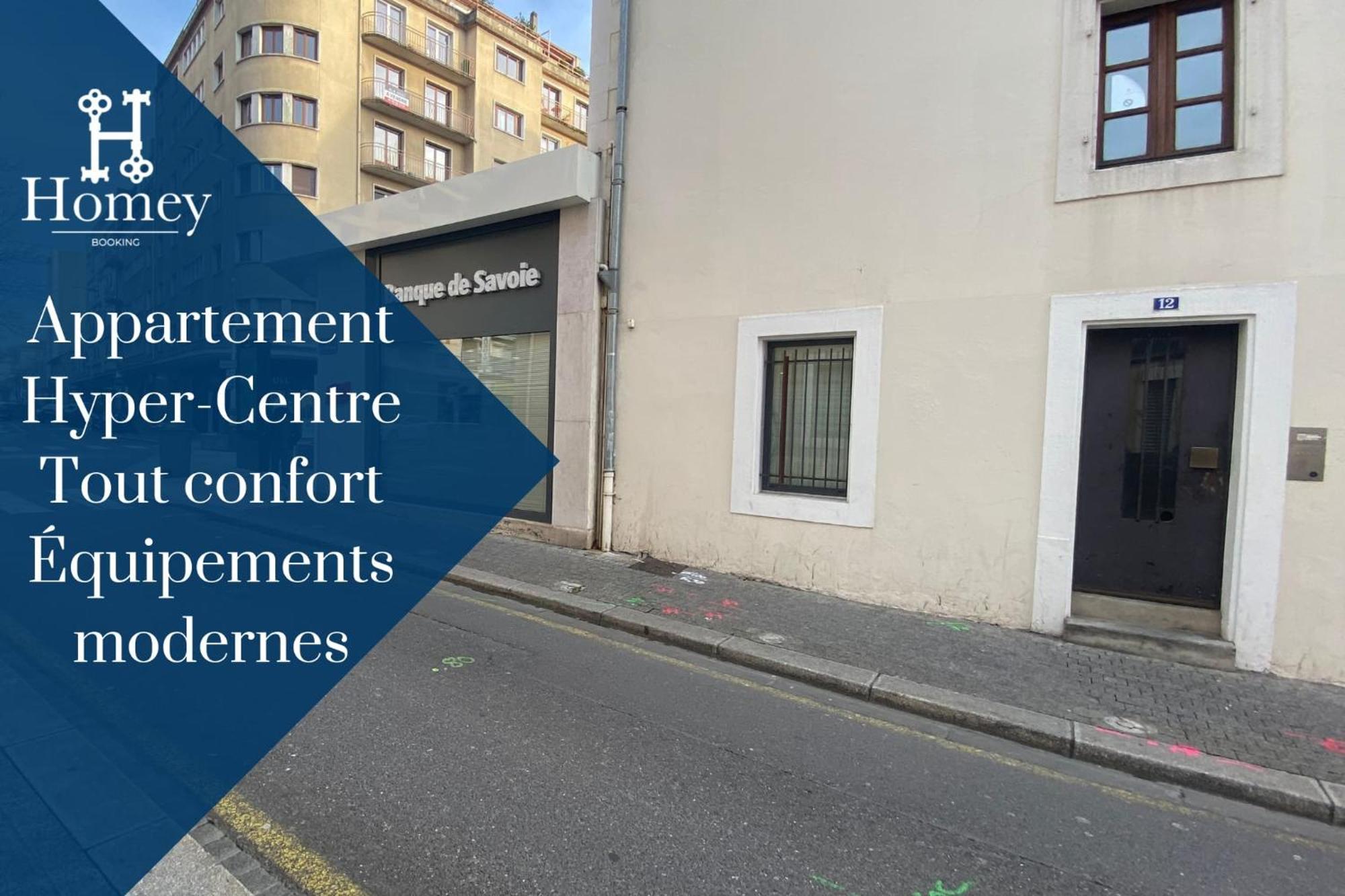 Homey Forest - Hypercentre - Proche Gare Et Tram - Wifi & Netflix Annemasse Dış mekan fotoğraf